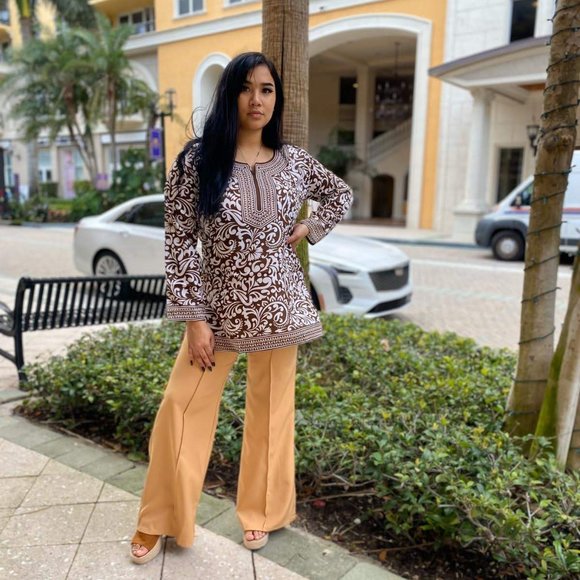 Dark Brown Tunic - Picture 1 of 4